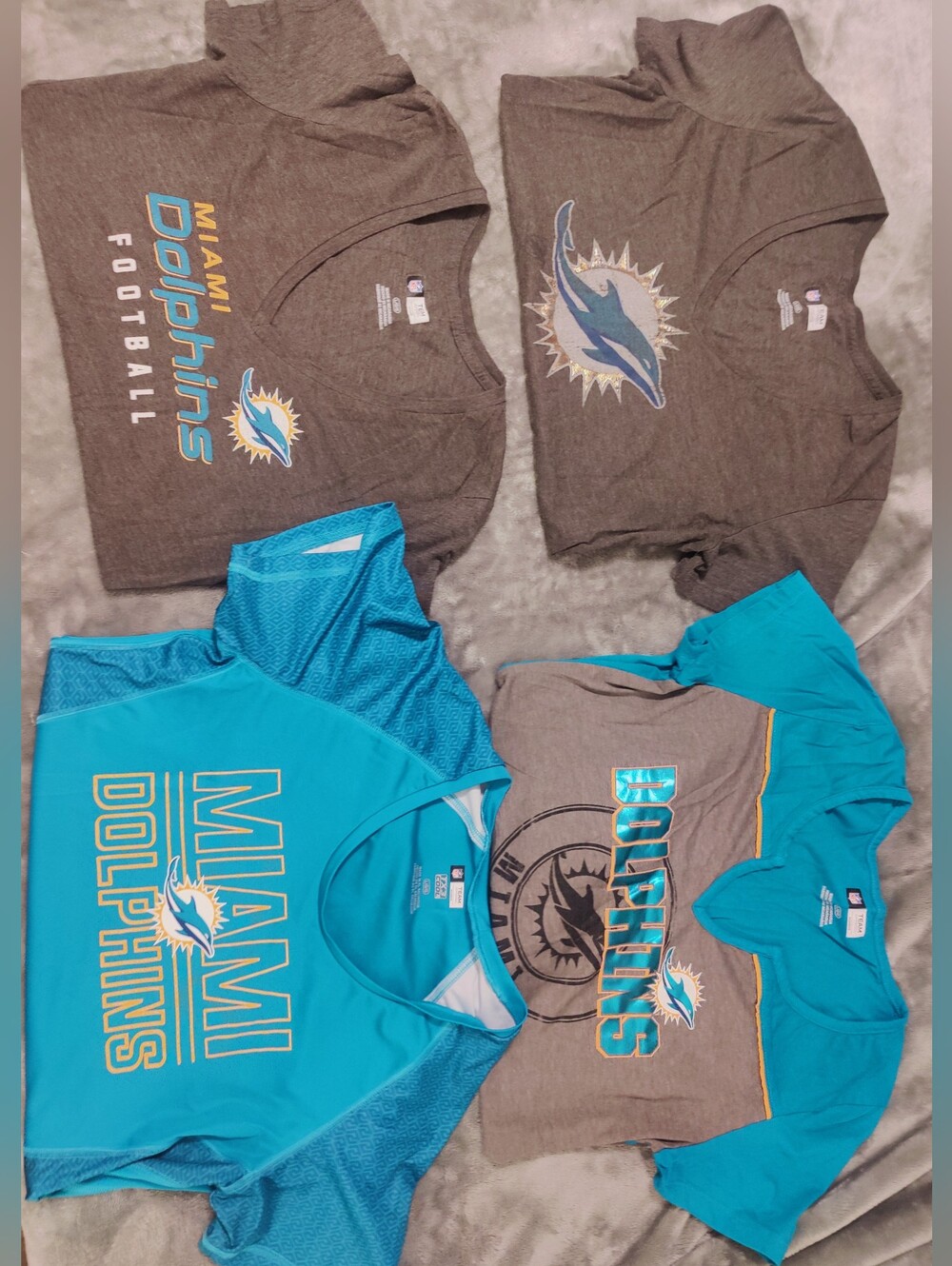 4 Miami Dolphins NFL Football Shirts Tops